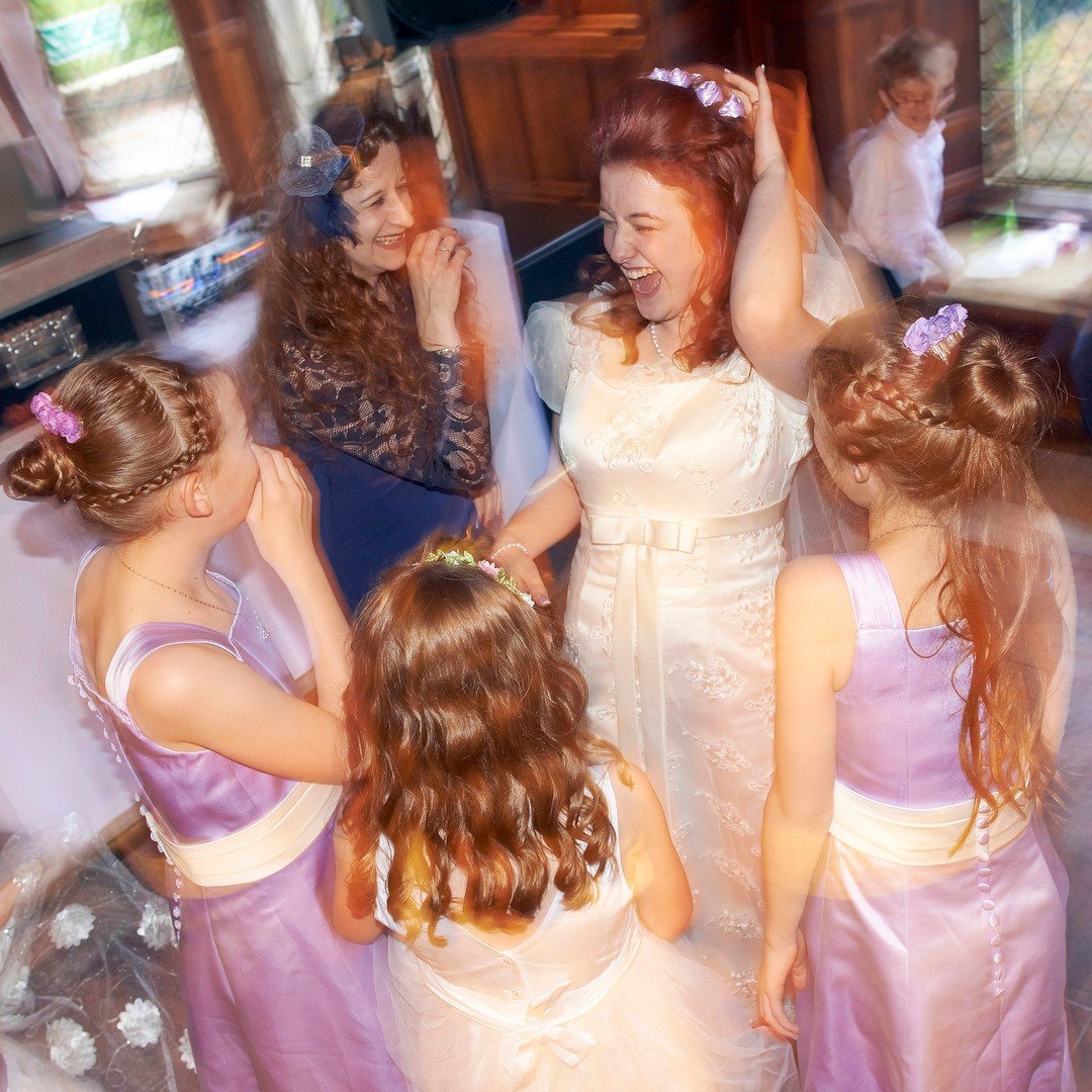 Zack & Emily's wedding: bride and bridesmaids dancing

#wedding #weddings #weddingphotography #weddingphotography #weddingphotographer #bride #dancing #celebration #bridesmaid